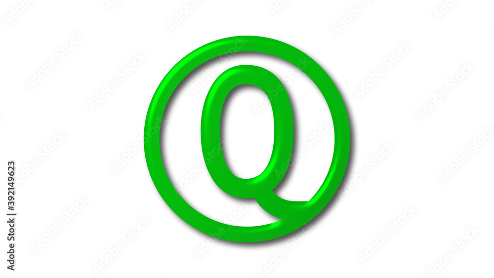 New green shiny 3d letter logo on white background, 3d letter logo New green shiny 3d letter logo on white background, 3d letter logo