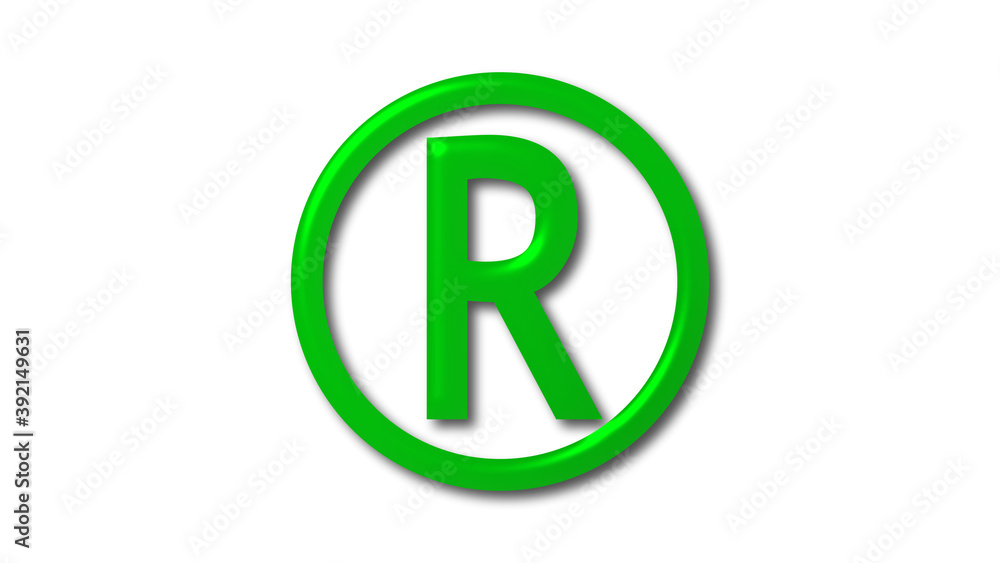 Amazing green shiny 3d letter logo on white background, Green shiny logo Amazing green shiny 3d letter logo on white background, Green shiny logo