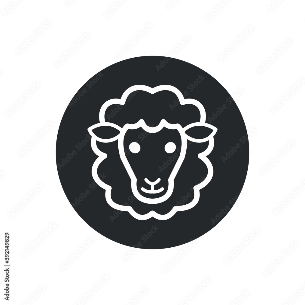 sheep icon vector sheep icon vector