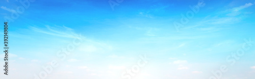 International day of clean air for blue skies concept: Abstract white cloud and blue sky in sunny day texture background
