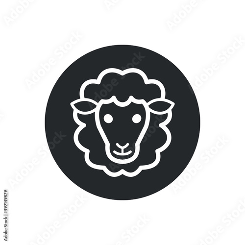 sheep icon vector