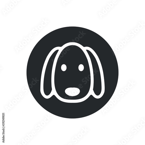dog icon vector