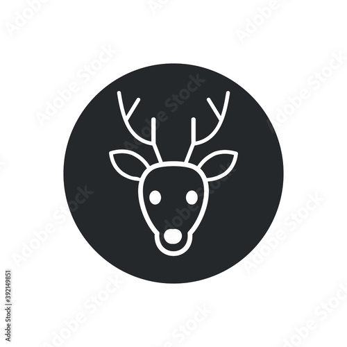 deer icon vector