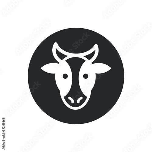 cow icon vector