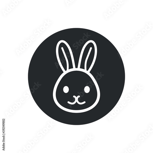rabbit icon vector