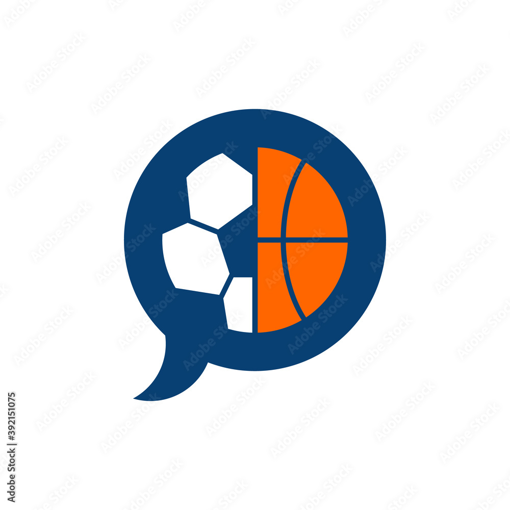 simple modern sport chat app vector icon simple modern sport chat app vector icon