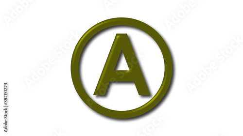 Free Download Amazing yellow dark 3d letter logo on white background, A 3d logo - GFXLoad