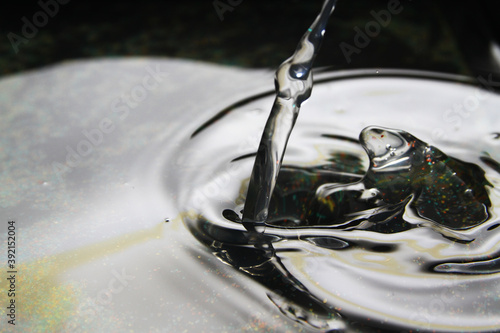 Fotografie Water is an inorganic, transparent, tasteless, odorless, and nearly colorless ch