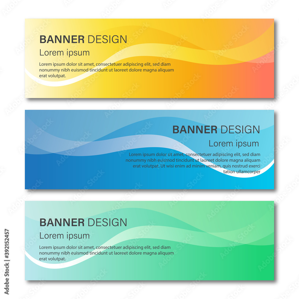 Fototapeta premium colorful abstract banner background