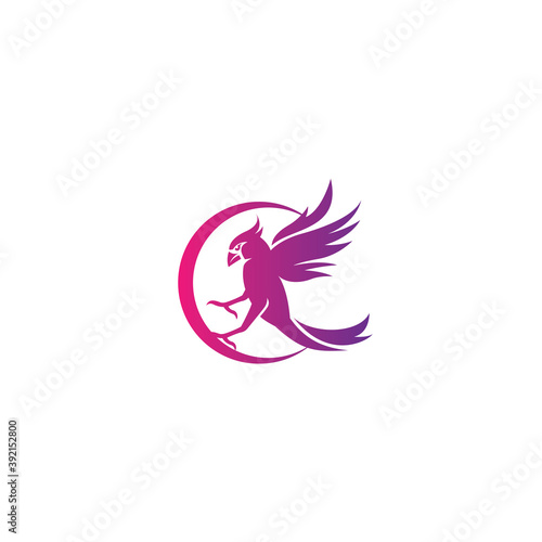 C Bird logo Simple Design