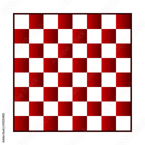 Chess board icon on white.