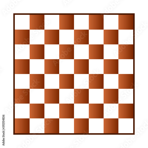 Chess board icon on white.