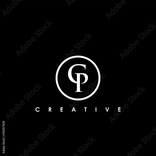 GP Letter Initial Logo Design Template Vector Illustration
