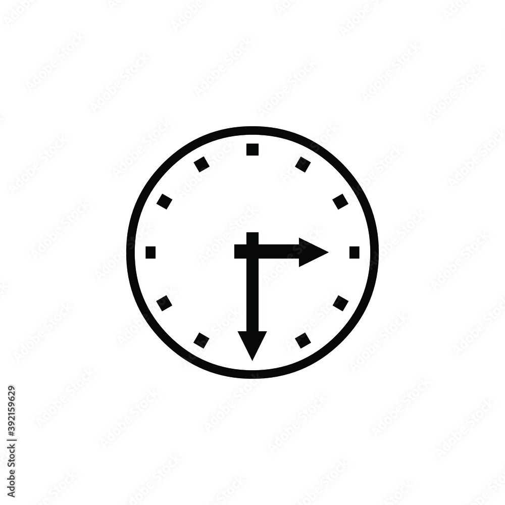 Clock Logo Icon Vector Clock Logo Icon Vector