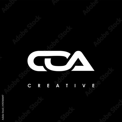 COA Letter Initial Logo Design Template Vector Illustration photo