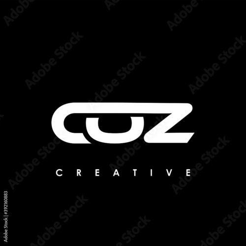 COZ Letter Initial Logo Design Template Vector Illustration
