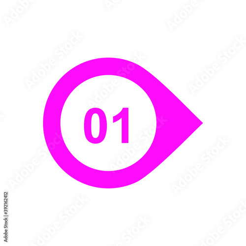 Number 1 Icon Vector