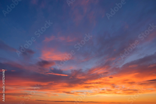 sunset in the sky © Bernd
