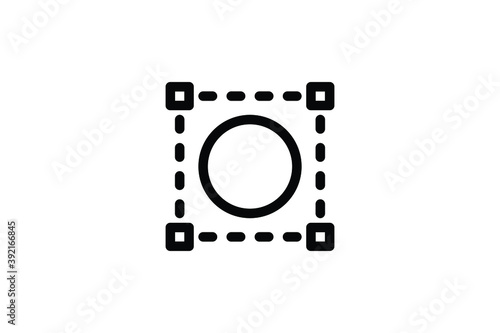 Graphic Outline Icon - Resize