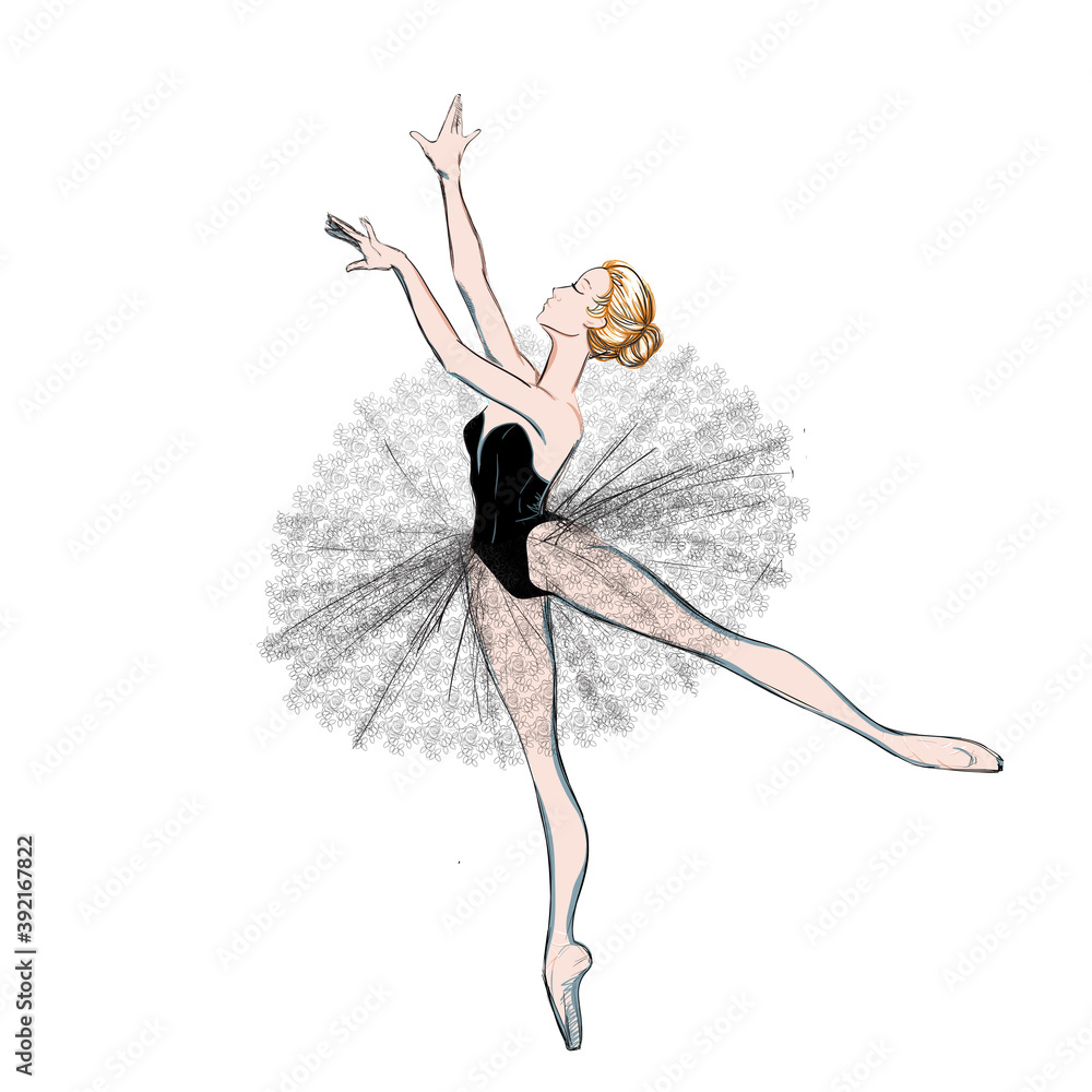 Share more than 152 ballerina sketch super hot
