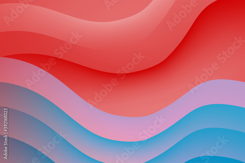 Abstract colourful background with waves vector design illustration
