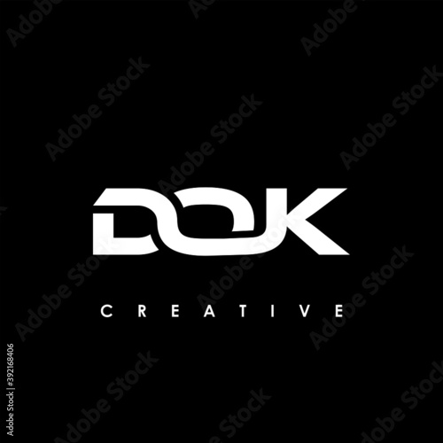 DOK Letter Initial Logo Design Template Vector Illustration