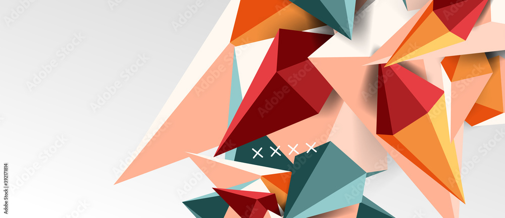 3d low poly abstract shape background vector illustration 3d low poly abstract shape background vector illustration