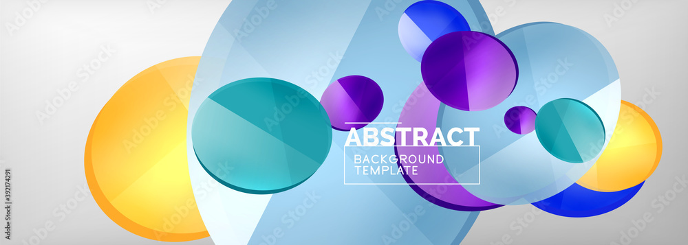 Abstract glossy round shapes vector background. Vector futuristic illustration for covers, banners, flyers and posters and other Abstract glossy round shapes vector background. Vector futuristic illustration for covers, banners, flyers and posters and other