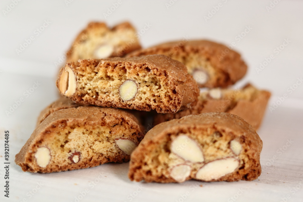 Italian almond biscuits cantuccini