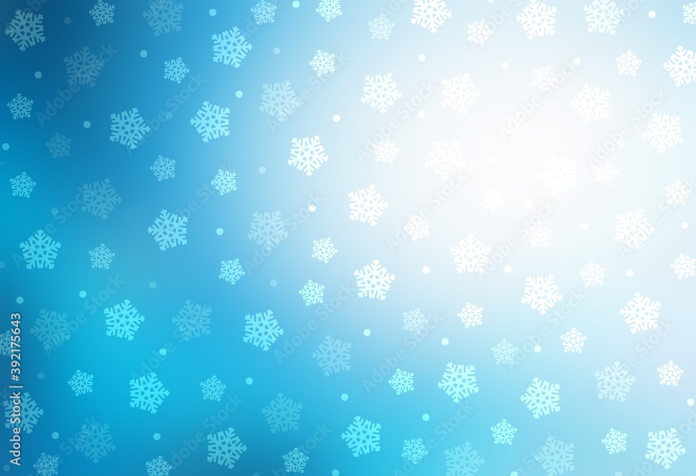 Blue snowflakes whirl pattern. Winter decorative illustration for fantasy design. Blue snowflakes whirl pattern. Winter decorative illustration for fantasy design.