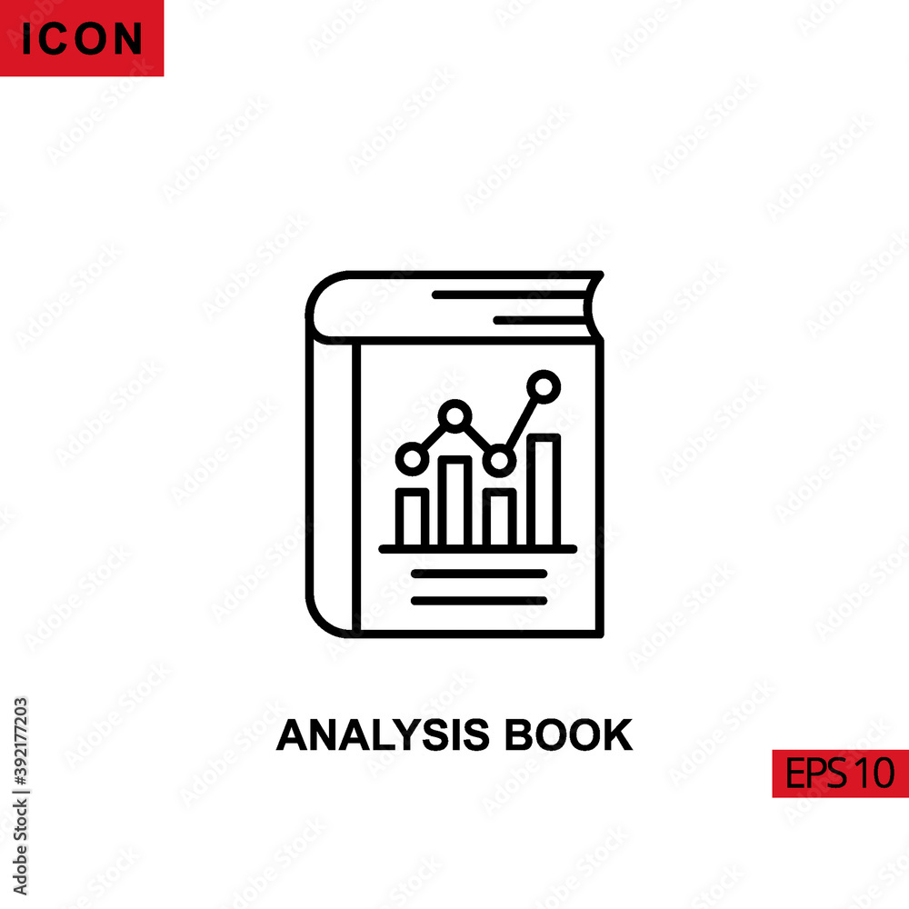 Icon analysis book with bar infographic chart. Outline, line or linear vector icon symbol sign collection for mobile concept and web apps design. Icon analysis book with bar infographic chart. Outline, line or linear vector icon symbol sign collection for mobile concept and web apps design.