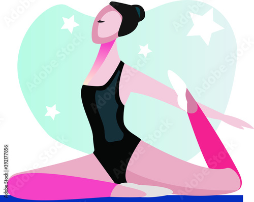 Vector illustration on the theme of dance. Suitable for dance studios, groups, fitness centers. Can be used as logos, icons for websites.