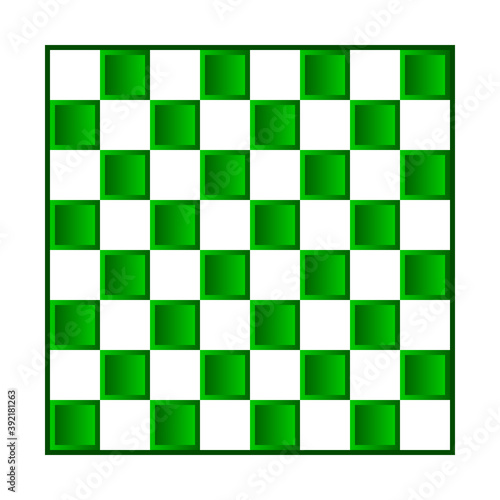 Chess board icon on white.