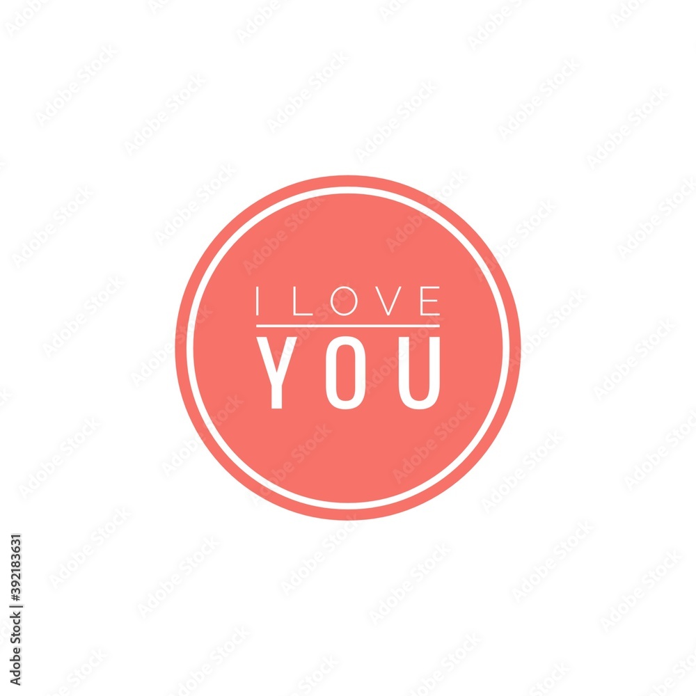 ''I love you'' Quote Lettering ''I love you'' Quote Lettering