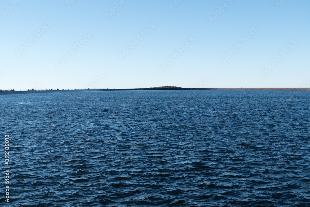 Obraz premium upper reservoir of dlouhe strane water power plant in jeseniky in czechia