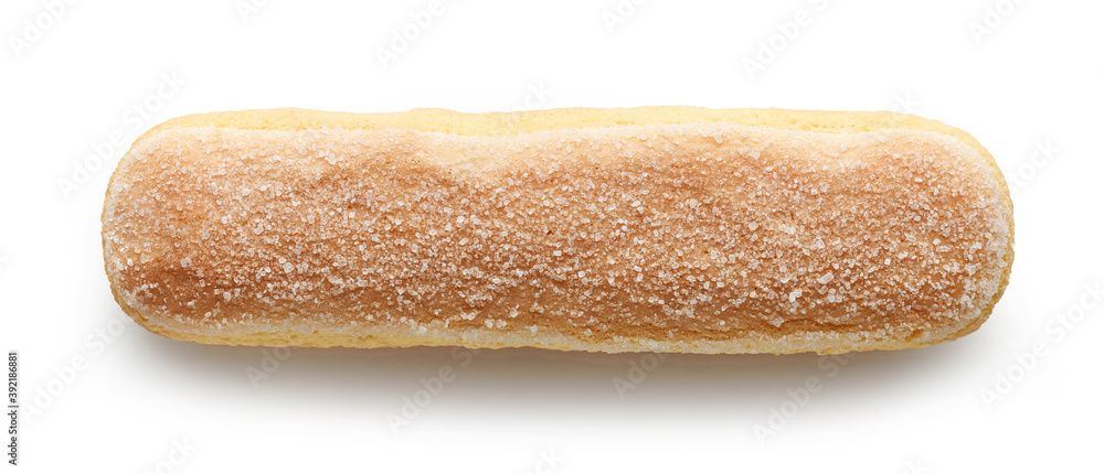 Ladyfinger cookie isolated on white background Ladyfinger cookie isolated on white background
