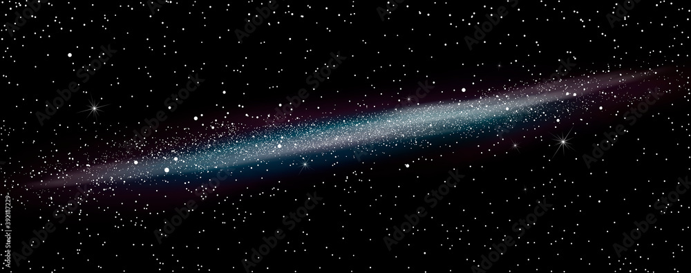Obraz premium Starry galaxy in the night sky. Space. Night starry sky. Stellar nebula