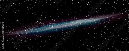 Starry galaxy in the night sky.  Space. Night starry sky. Stellar nebula