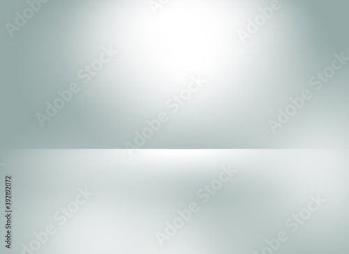 Wallpaper Mural Gray abstract background blurred white light empty studio room backdrop wallpaper use for showcase or product your. copy space for text Torontodigital.ca