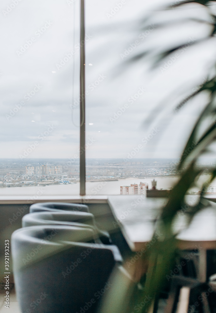 Fototapeta premium panoramic restaurant design