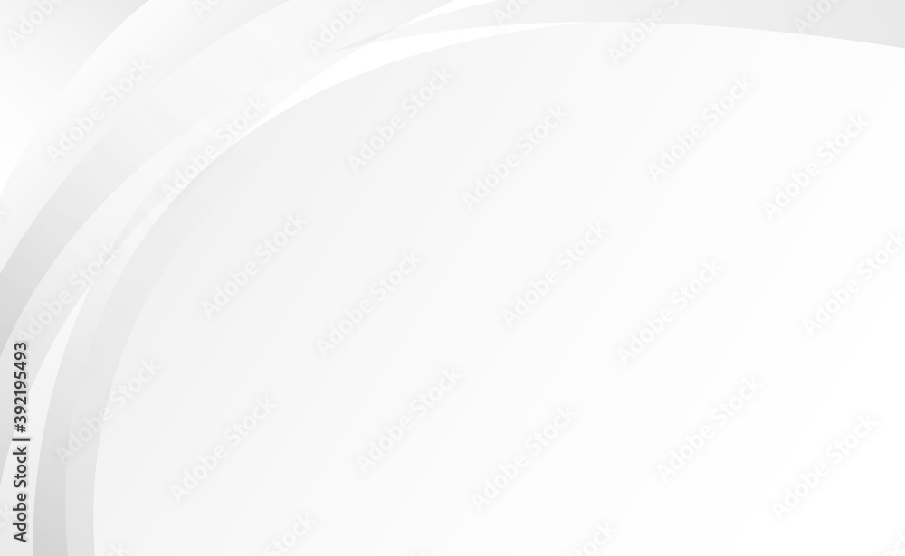 Obraz premium Abstract gray and white lines curve swoosh smooth modern texture background vector illustration with copy space for text.