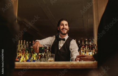 Hotel bartender photo