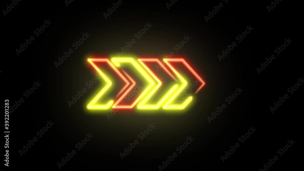 Looped Neon Lines abstract arrow. Futuristic laser background. Seamless loop. Looped Neon Lines abstract arrow. Futuristic laser background. Seamless loop.