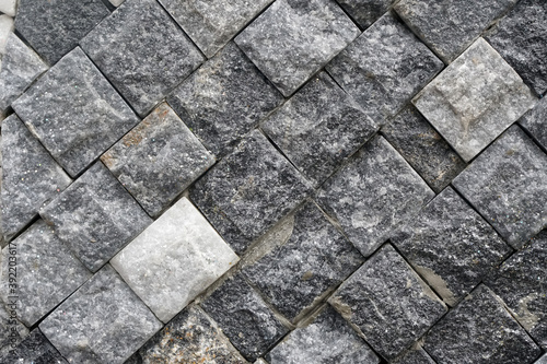 Abstract scene of Surface Gray stone on the ground floor texture background - Exterior at Bana hill danang vietnam