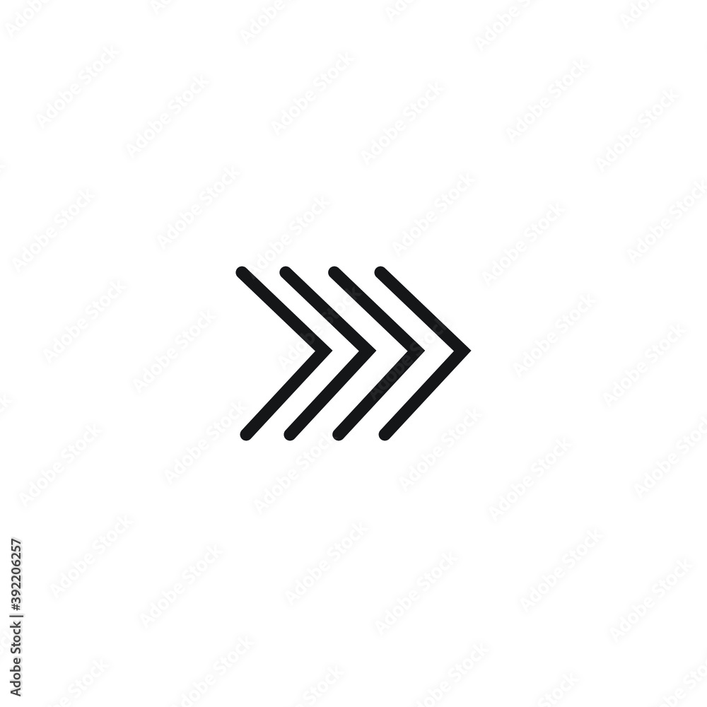 Icon vector graphic of arrow line, good for template web Icon vector graphic of arrow line, good for template web