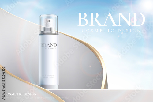 Cosmetic ads template design