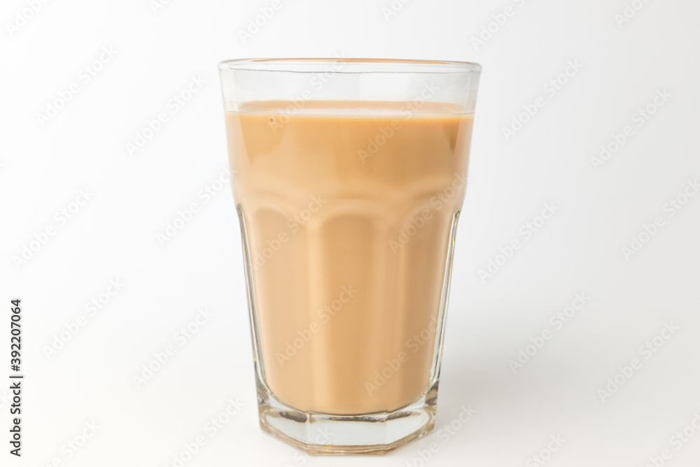 Latte coffee on white background Latte coffee on white background