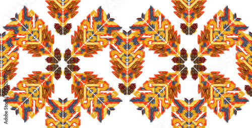 Drapery curves pagan tripe seamless pattern. Indian old surface background. Vector ornament.