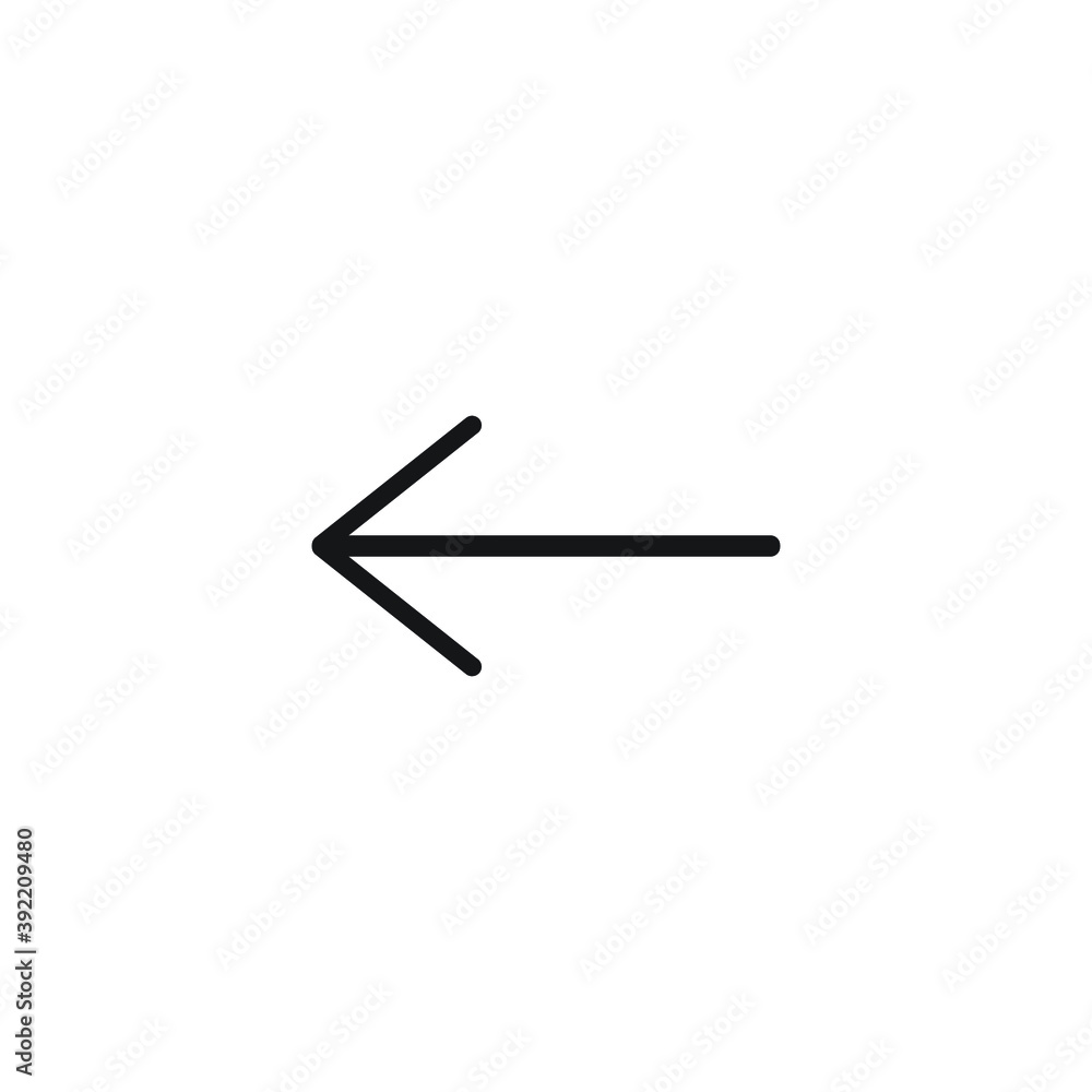 Icon vector graphic of arrow line, good for template web Icon vector graphic of arrow line, good for template web