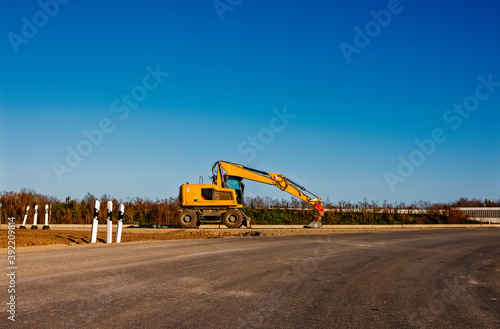 Wallpaper Mural Bagger Strassenbau Torontodigital.ca